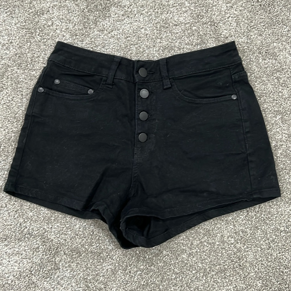 Abound Black Jean Shorts